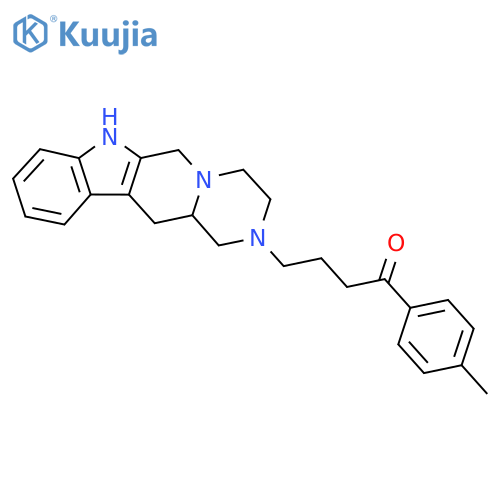 1-(4-Methylphenyl)-4-(3,6,17-triazatetracyclo[8.7.0.03,8.011,16]heptadeca-1(10),11,13,15-tetraen-6-yl)butan-1-one structure
