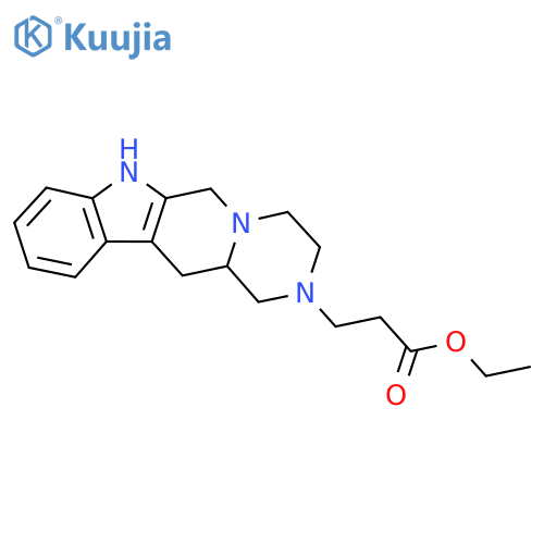 Ethyl 3-(3,6,17-triazatetracyclo[8.7.0.03,8.011,16]heptadeca-1(10),11,13,15-tetraen-6-yl)propanoate structure