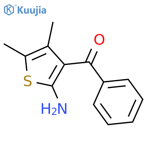(2-Amino-4,5-dimethylthien-3-yl)(phenyl)methanone structure