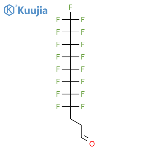 4,4,5,5,6,6,7,7,8,8,9,9,10,10,11,11,11-Heptadecafluoroundecanal structure