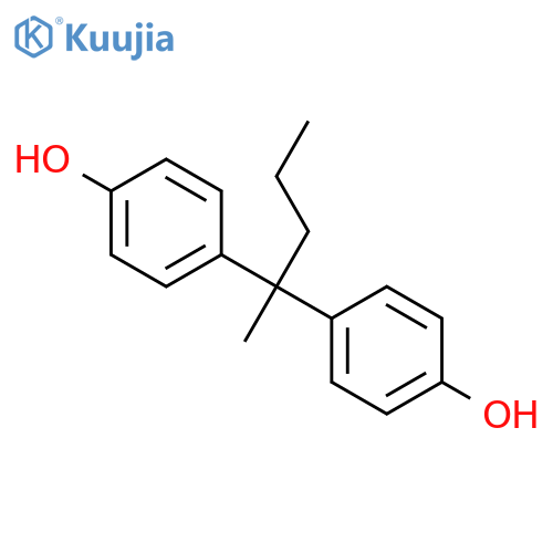 4-[2-(4-hydroxyphenyl)pentan-2-yl]phenol structure
