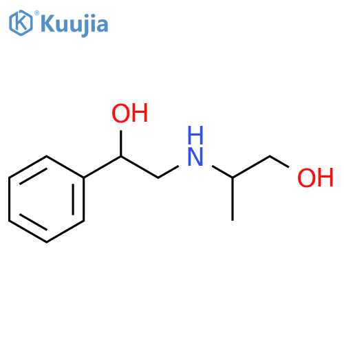2-(2-hydroxy-2-phenylethyl)aminopropan-1-ol structure
