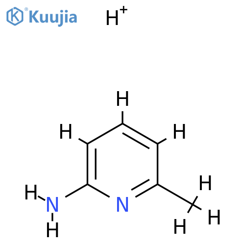 2-Pyridinamine,6-methyl-,conjugatemonoacid(9CI) structure