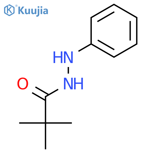 Propanoic acid, 2,2-dimethyl-, 2-phenylhydrazide structure