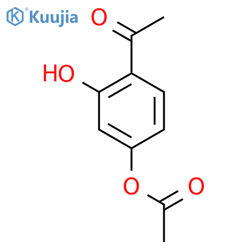 Ethanone, 1-[4-(acetyloxy)-2-hydroxyphenyl]- structure