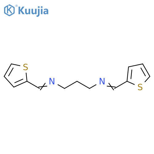 1,3-Propanediamine, N,N'-bis(2-thienylmethylene)- structure
