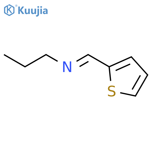 1-Propanamine, N-(2-thienylmethylene)- structure