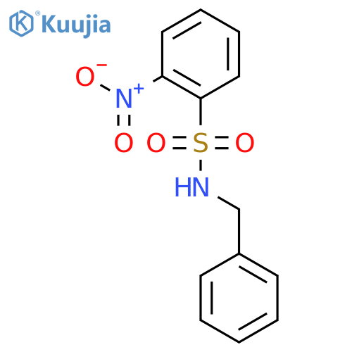 N-Benzyl-2-nitrobenzenesulfonamide structure