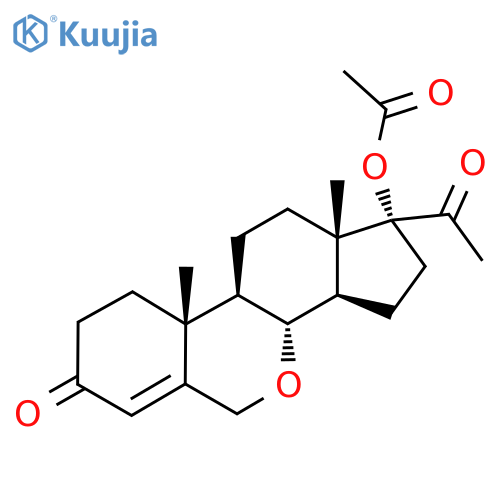 17-Acetoxy-7-oxaprogesterone structure