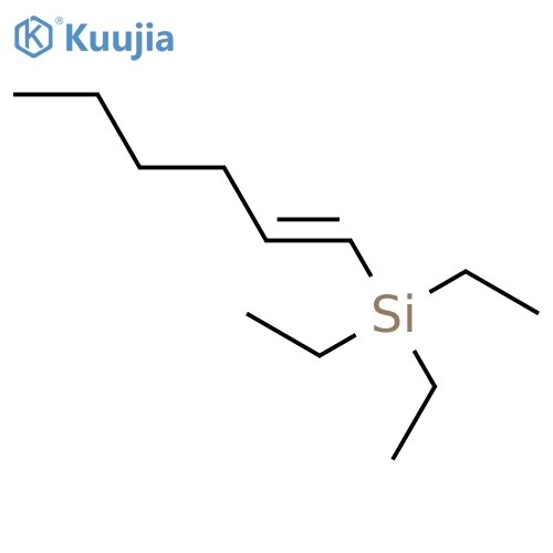 Silane, triethyl-(1E)-1-hexen-1-yl- structure
