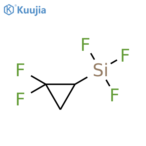 (2,2-Difluorocyclopropyl)(trifluoro)silane structure