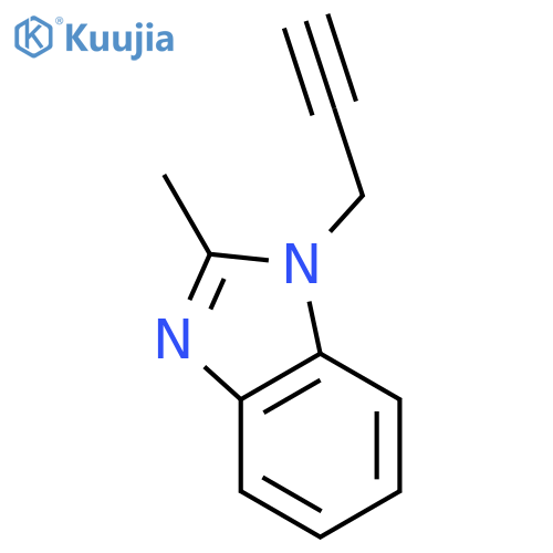 2-methyl-1-(prop-2-yn-1-yl)-1H-1,3-benzodiazole structure
