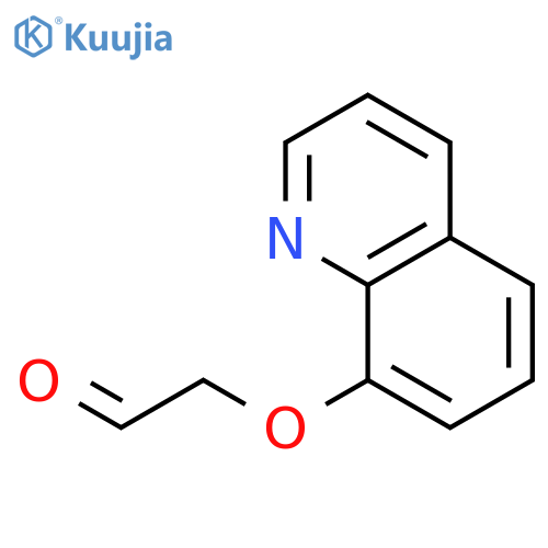 Acetaldehyde, (8-quinolinyloxy)- (9CI) structure