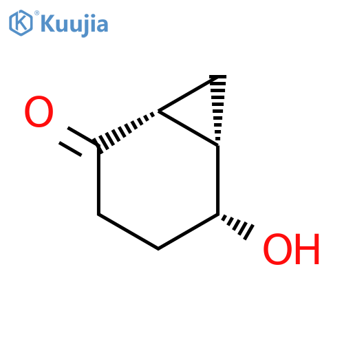 Bicyclo[4.1.0]heptan-2-one, 5-hydroxy-, (1R,5R,6S)-rel- structure