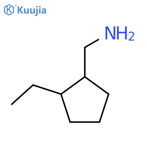(2-ethylcyclopentyl)methanamine, Mixture of diastereomers structure