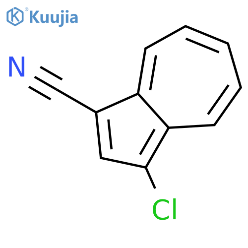 1-Azulenecarbonitrile, 3-chloro- structure