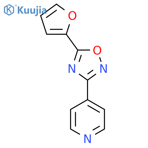 4-5-(furan-2-yl)-1,2,4-oxadiazol-3-ylpyridine structure