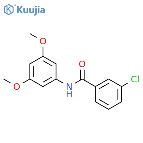 3-chloro-n-(3,5-dimethoxyphenyl)benzamide structure