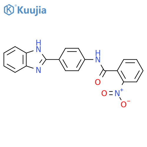 N-4-(1H-1,3-benzodiazol-2-yl)phenyl-2-nitrobenzamide structure