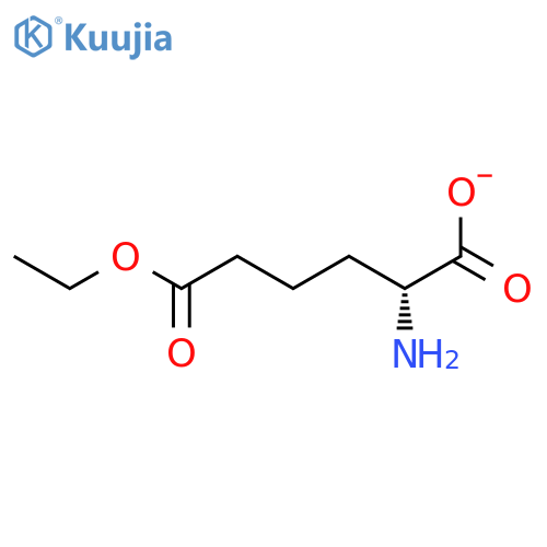 Hexanedioic acid, 2-amino-, 6-ethyl ester, (2R)- structure