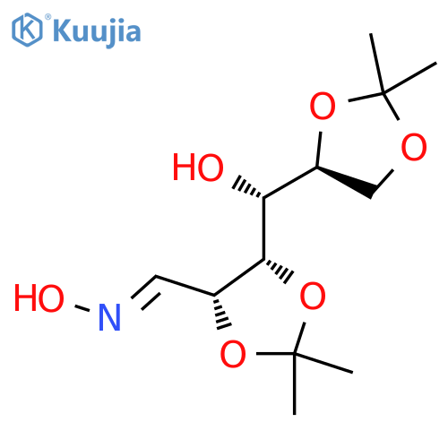 (R)-[(4S)-2,2-Dimethyl-1,3-dioxolan-4-yl]-[(4S,5R)-5-[(E)-hydroxyiminomethyl]-2,2-dimethyl-1,3-dioxolan-4-yl]methanol structure