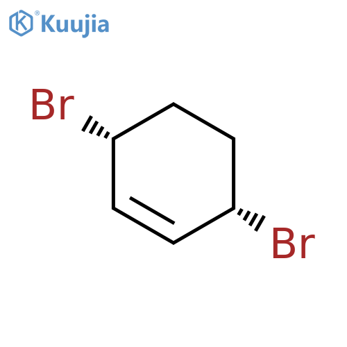 Cyclohexene, 3,6-dibromo-, cis- structure