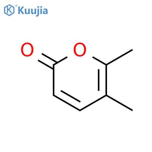 2H-Pyran-2-one, 5,6-dimethyl- structure