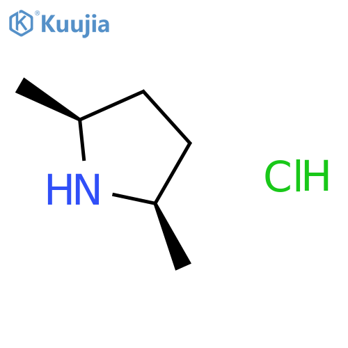 cis-2,5-dimethylpyrrolidine;hydrochloride structure
