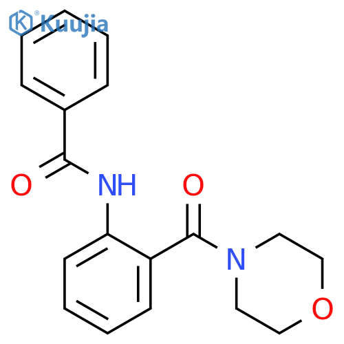 N-[2-(4-morpholinylcarbonyl)phenyl]benzamide structure
