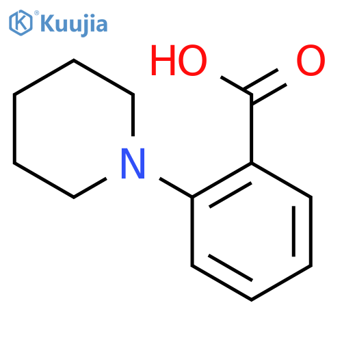 2-(1-Piperidinyl)Benzoic acid structure