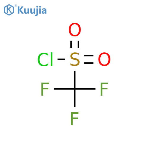Trifluoromethanesulfonyl chloride structure