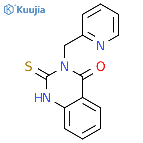 3-(pyridin-2-ylmethyl)-2-thioxo-2,3-dihydroquinazolin-4(1H)-one structure
