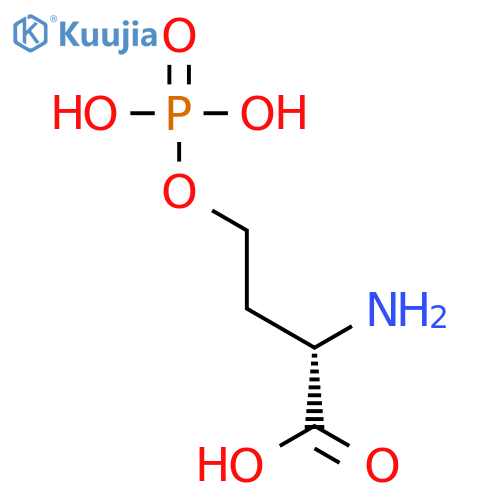 (2S)-2-amino-4-(phosphonooxy)butanoic acid structure