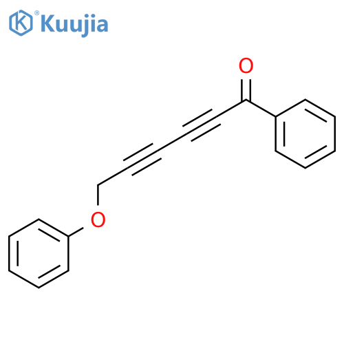 2,4-Hexadiyn-1-one, 6-phenoxy-1-phenyl- structure