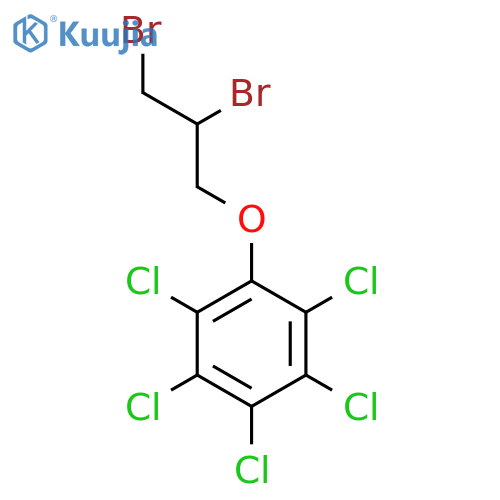 Benzene,1,2,3,4,5-pentachloro-6-(2,3-dibromopropoxy)- structure