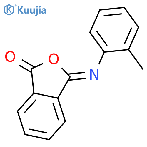 (3Z)-3-[(2-Methylphenyl)imino]-2-benzofuran-1(3H)-one structure