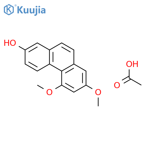 2-Phenanthrenol, 5,7-dimethoxy-, acetate structure