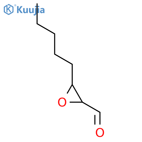 2-Oxiranecarboxaldehyde,3-pentyl- structure