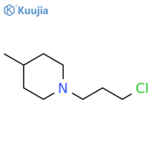 Piperidine, 1-(3-chloropropyl)-4-methyl- structure