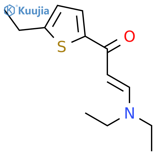 2-Propen-1-one, 3-(diethylamino)-1-(5-ethyl-2-thienyl)- structure