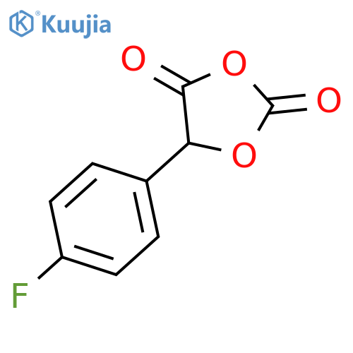 1,3-Dioxolane-2,4-dione, 5-(4-fluorophenyl)- structure