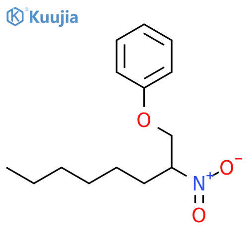 Benzene, [(2-nitrooctyl)oxy]- structure