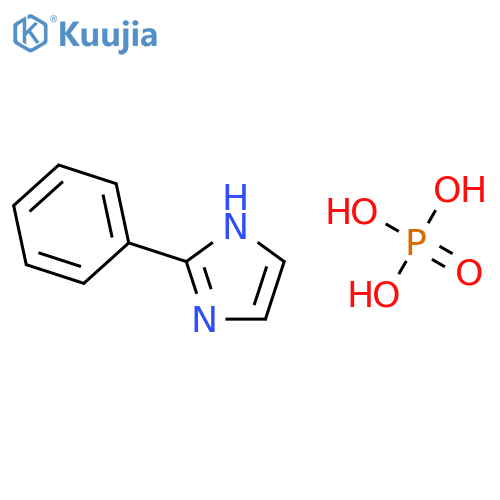 1H-Imidazole, 2-phenyl-, phosphate (1:1) structure