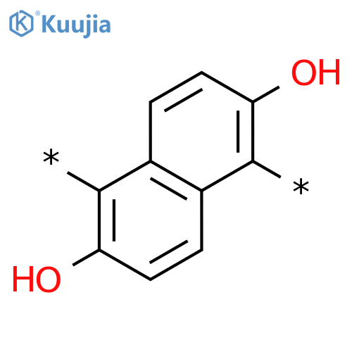 Poly(2,6-dihydroxy-1,5-naphthalenediyl) structure