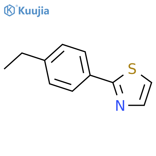 Thiazole,2-(4-ethylphenyl)- structure