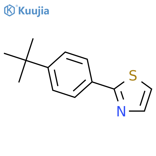 Thiazole, 2-[4-(1,1-dimethylethyl)phenyl]- structure