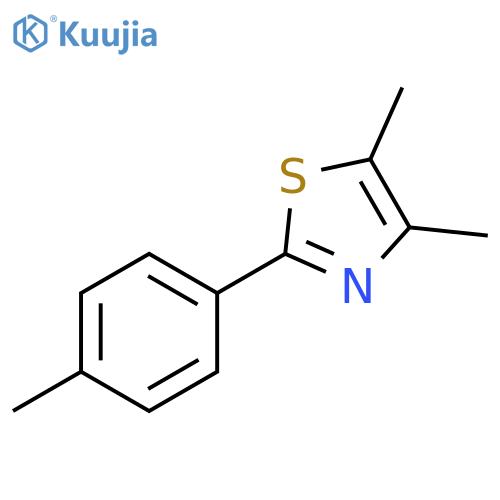 4,5-Dimethyl-2-p-tolyl-thiazole structure