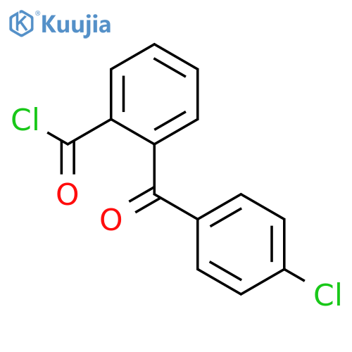 BENZOYL CHLORIDE,2-(4-CHLOROBENZOYL)- structure