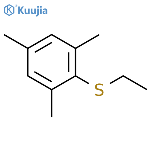 Ethyl mesityl sulfide structure
