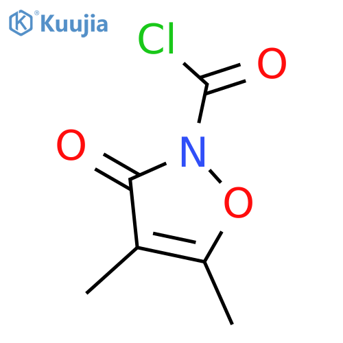 2(3H)-Isoxazolecarbonyl chloride, 4,5-dimethyl-3-oxo- structure